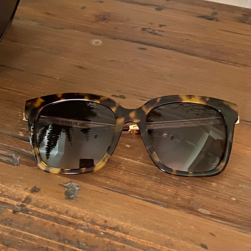 Diff Sunglasses Tortoise Shell Frames. Dark Lense… - image 2